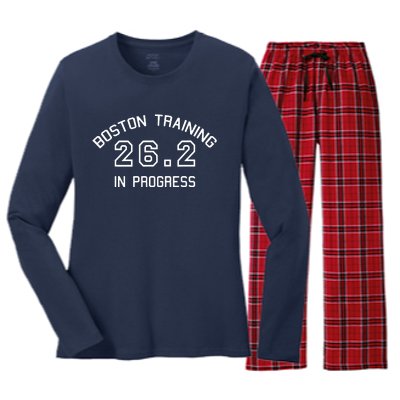 Boston 262 Marathon Training Women's Long Sleeve Flannel Pajama Set 