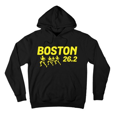 Boston 262 Miles Running Marathon Friend Support Gift Hoodie