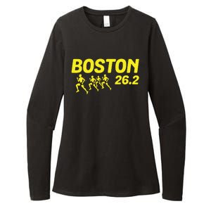 Boston 262 Miles Running Marathon Friend Support Gift Womens CVC Long Sleeve Shirt