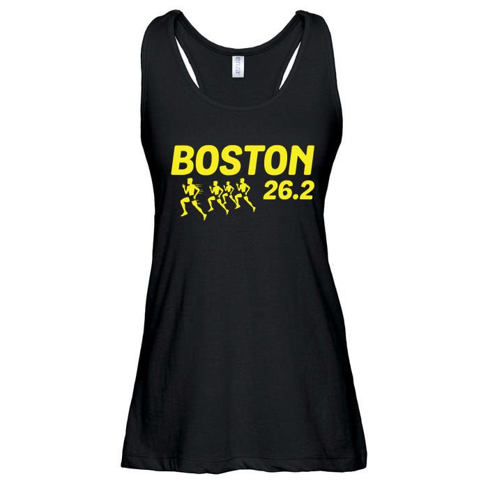 Boston 262 Miles Running Marathon Friend Support Gift Ladies Essential Flowy Tank