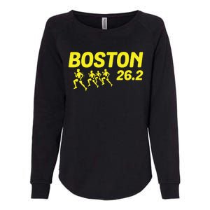 Boston 262 Miles Running Marathon Friend Support Gift Womens California Wash Sweatshirt