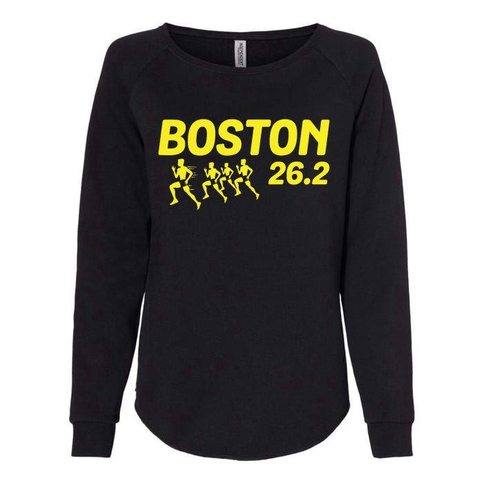 Boston 262 Miles Running Marathon Friend Support Gift Womens California Wash Sweatshirt