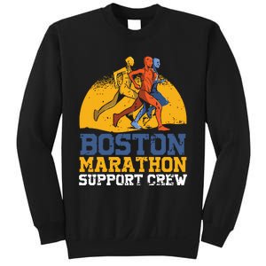 Boston 2024 Marathon Runner 262 Miles Support Crew Sweatshirt