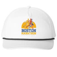 Boston 2024 Marathon Runner 262 Miles Support Crew Snapback Five-Panel Rope Hat