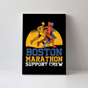 Boston 2024 Marathon Runner 262 Miles Support Crew Canvas