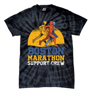 Boston 2024 Marathon Runner 262 Miles Support Crew Tie-Dye T-Shirt