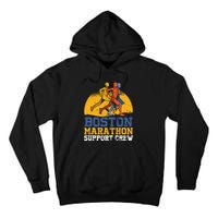 Boston 2024 Marathon Runner 262 Miles Support Crew Tall Hoodie