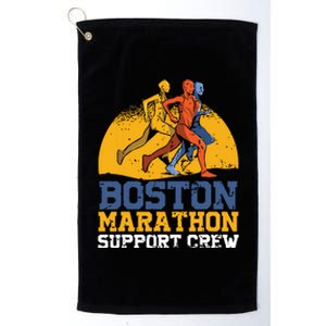 Boston 2024 Marathon Runner 262 Miles Support Crew Platinum Collection Golf Towel