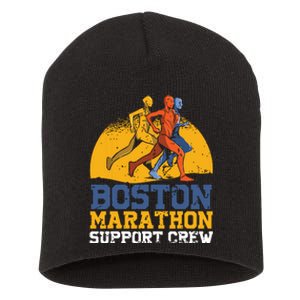 Boston 2024 Marathon Runner 262 Miles Support Crew Short Acrylic Beanie