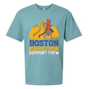 Boston 2024 Marathon Runner 262 Miles Support Crew Sueded Cloud Jersey T-Shirt