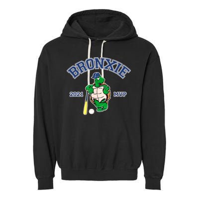 Bronxie 2021 MVP Baseball Turtle Logo Garment-Dyed Fleece Hoodie
