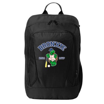 Bronxie 2021 MVP Baseball Turtle Logo City Backpack