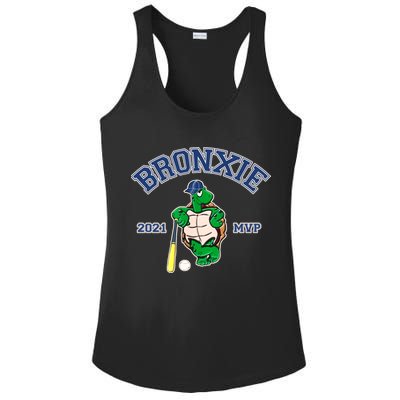 Bronxie 2021 MVP Baseball Turtle Logo Ladies PosiCharge Competitor Racerback Tank