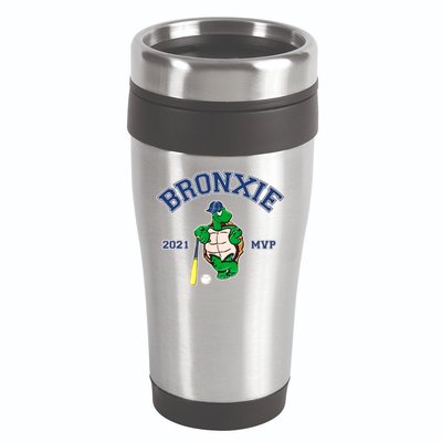 Bronxie 2021 MVP Baseball Turtle Logo 16oz Travel Tumbler