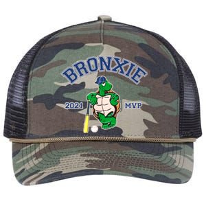 Bronxie 2021 MVP Baseball Turtle Logo Retro Rope Trucker Hat Cap