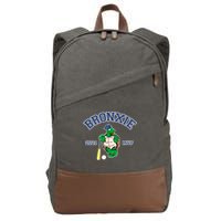 Bronxie 2021 MVP Baseball Turtle Logo Cotton Canvas Backpack