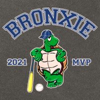 Bronxie 2021 MVP Baseball Turtle Logo Cotton Canvas Backpack