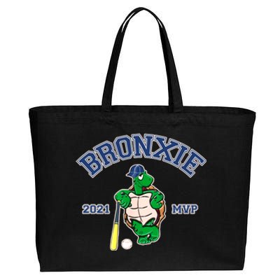 Bronxie 2021 MVP Baseball Turtle Logo Cotton Canvas Jumbo Tote