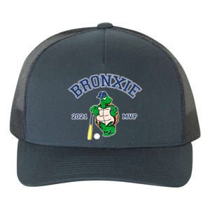 Bronxie 2021 MVP Baseball Turtle Logo Yupoong Adult 5-Panel Trucker Hat