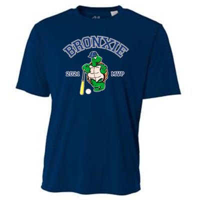 Bronxie 2021 MVP Baseball Turtle Logo Cooling Performance Crew T-Shirt