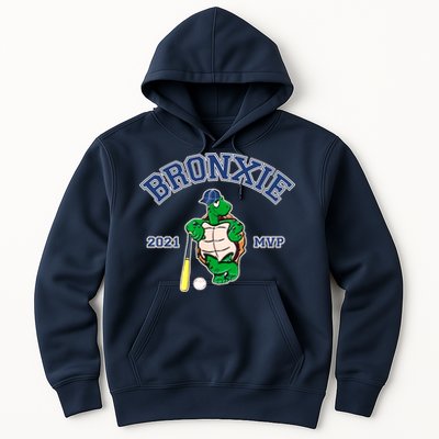 Bronxie 2021 MVP Baseball Turtle Logo Hoodie