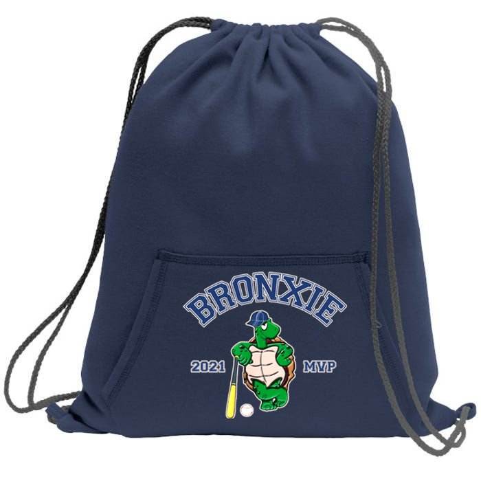 Bronxie 2021 MVP Baseball Turtle Logo Sweatshirt Cinch Pack Bag