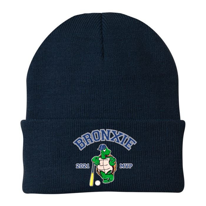 Bronxie 2021 MVP Baseball Turtle Logo Knit Cap Winter Beanie