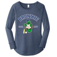 Bronxie 2021 MVP Baseball Turtle Logo Women's Perfect Tri Tunic Long Sleeve Shirt