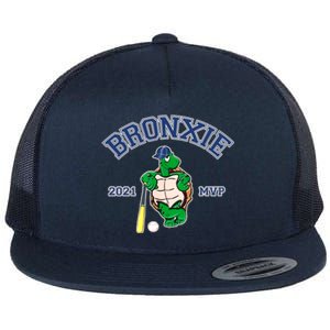 Bronxie 2021 MVP Baseball Turtle Logo Flat Bill Trucker Hat