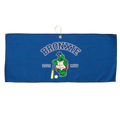Bronxie 2021 MVP Baseball Turtle Logo Large Microfiber Waffle Golf Towel