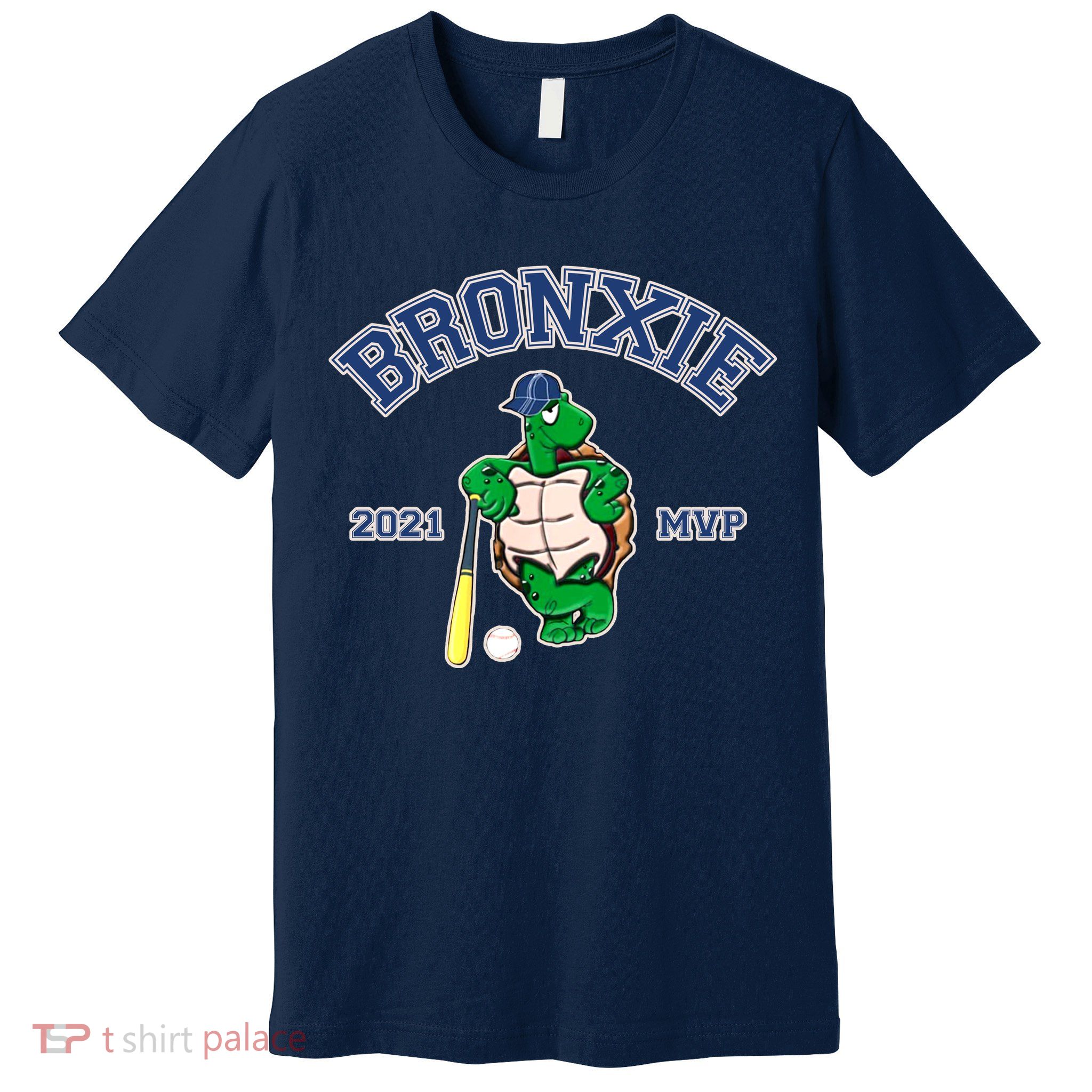 Bronxie 2021 MVP Baseball Turtle Logo Premium T-Shirt