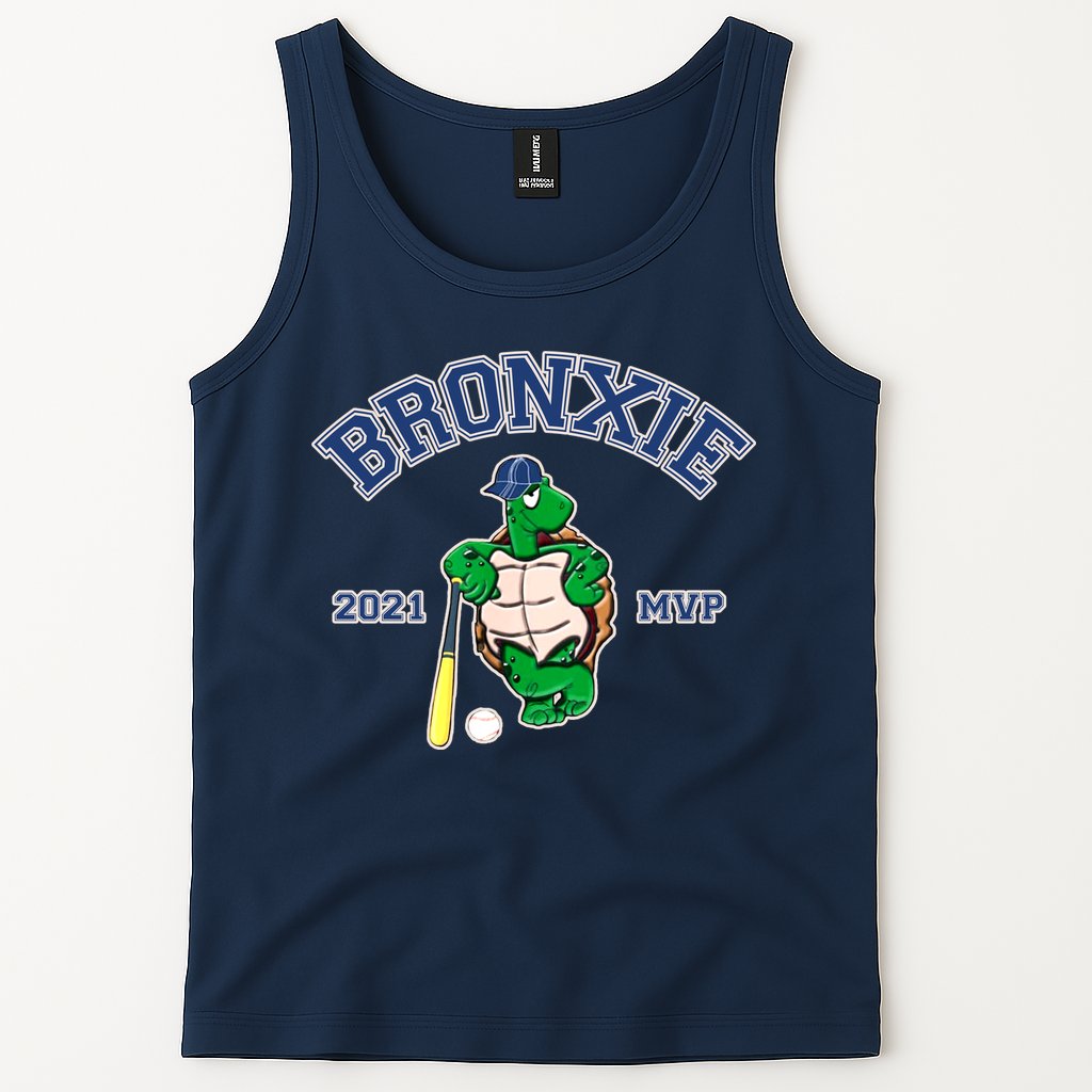 Bronxie 2021 MVP Baseball Turtle Logo Tank Top