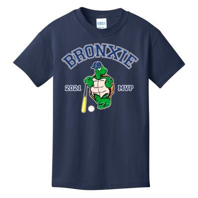 Bronxie 2021 MVP Baseball Turtle Logo Kids T-Shirt