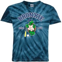 Bronxie 2021 MVP Baseball Turtle Logo Kids Tie-Dye T-Shirt