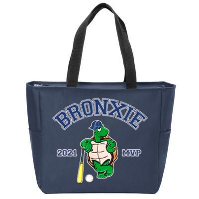 Bronxie 2021 MVP Baseball Turtle Logo Zip Tote Bag