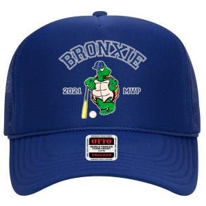 Bronxie 2021 MVP Baseball Turtle Logo High Crown Mesh Back Trucker Hat