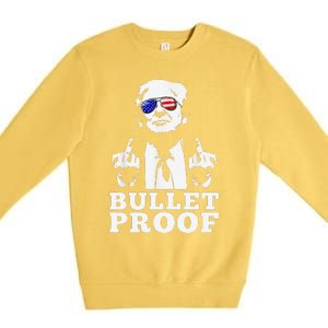 Bulletproof 2024 Presidential Candidate 45 Premium Crewneck Sweatshirt