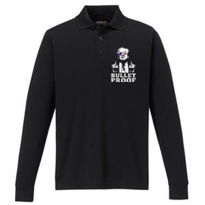 Bulletproof 2024 Presidential Candidate 45 Performance Long Sleeve Polo