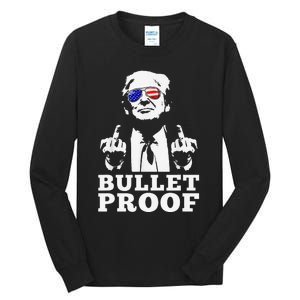 Bulletproof 2024 Presidential Candidate 45 Tall Long Sleeve T-Shirt