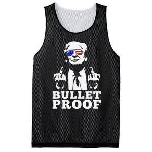 Bulletproof 2024 Presidential Candidate 45 Mesh Reversible Basketball Jersey Tank