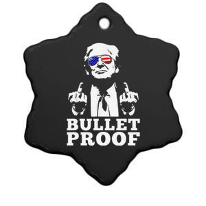 Bulletproof 2024 Presidential Candidate 45 Ceramic Star Ornament