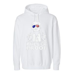 Bulletproof 2024 Presidential Candidate 45 Garment-Dyed Fleece Hoodie