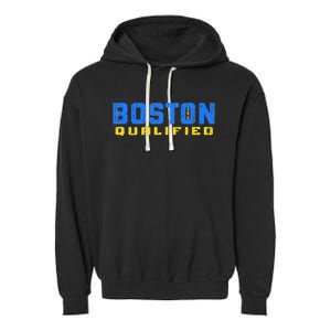 Boston 26.2 Qualified Runner In Training Qualifier Garment-Dyed Fleece Hoodie