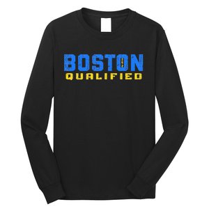 Boston 26.2 Qualified Runner In Training Qualifier Long Sleeve Shirt