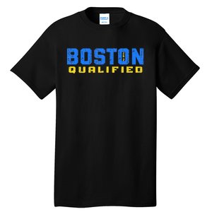 Boston 26.2 Qualified Runner In Training Qualifier Tall T-Shirt