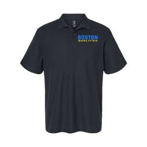 Boston 26.2 Qualified Runner In Training Qualifier Softstyle Adult Sport Polo