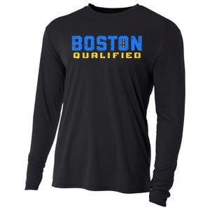 Boston 26.2 Qualified Runner In Training Qualifier Cooling Performance Long Sleeve Crew