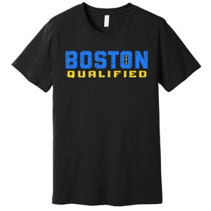 Boston 26.2 Qualified Runner In Training Qualifier Premium T-Shirt