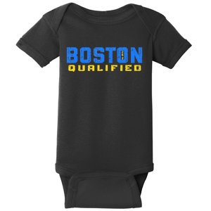 Boston 26.2 Qualified Runner In Training Qualifier Baby Bodysuit