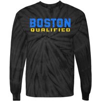 Boston 26.2 Qualified Runner In Training Qualifier Tie-Dye Long Sleeve Shirt